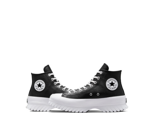 Жіночі кеди Converse Chuck Taylor All Star Lugged 2.0 Leather High Black White A03704C