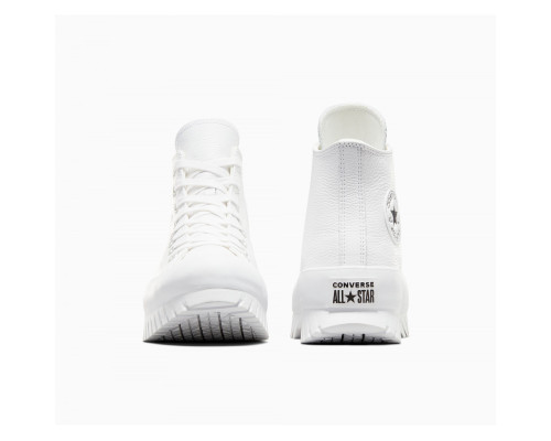 Жіночі кеди Converse Chuck Taylor All Star Lugged 2.0 Leather High White Black A03705C