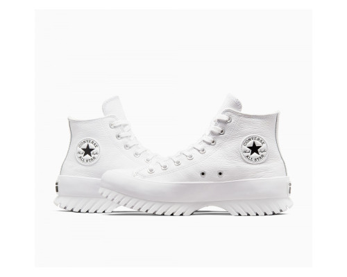 Жіночі кеди Converse Chuck Taylor All Star Lugged 2.0 Leather High White Black A03705C