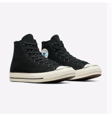 Кеди унісекс Converse Chuck 70 Suede High Black Egret A05599C