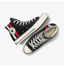 Чоловічі кеди Converse Chuck 70 High Archival Stripes Black A07441C