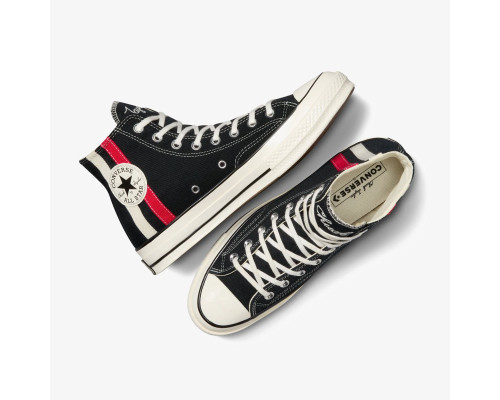 Чоловічі кеди Converse Chuck 70 High Archival Stripes Black A07441C