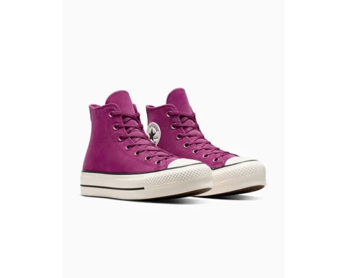 Жіночі кеди Converse Chuck Taylor All Star Lift Platform High Colorful Suede Quantum Violet A11143C