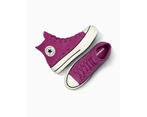 Жіночі кеди Converse Chuck Taylor All Star Lift Platform High Colorful Suede Quantum Violet A11143C
