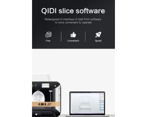 Професійний 3D принтер Qidi Tech X-Plus II друк з нейлону/вуглецевого волокна