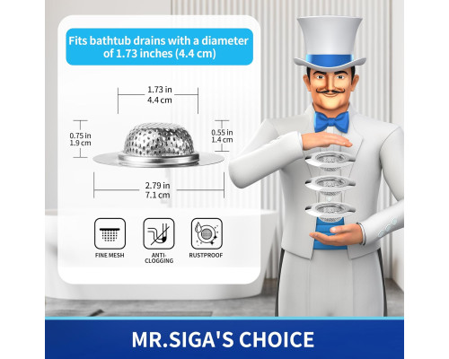 Фільтр для зливу MR.SIGA (3 шт. в упаковці)