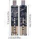 Корпус для жорсткого диску NVME SATA 2242/2260/2280