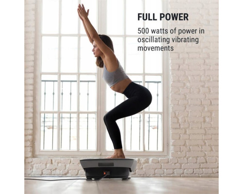 Вібраційний тренажер Klarfit Vib 1000, 3 програми, чорний (10032162)