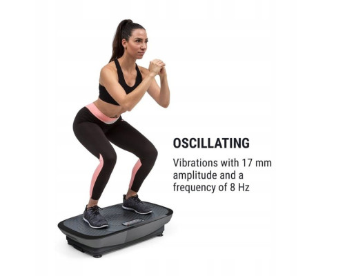 Вібраційний тренажер Klarfit Vib 1000, 3 програми, чорний (10032162)