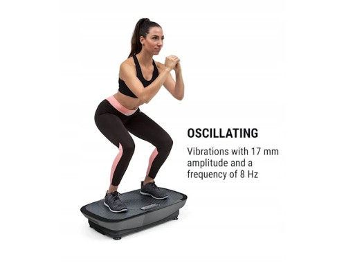 Вібраційний тренажер Klarfit Vib 1000, 3 програми, чорний (10032162)