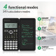Складаний науковий калькулятор із письмовим планшетом 6,5-дюйма + стилус, чорний