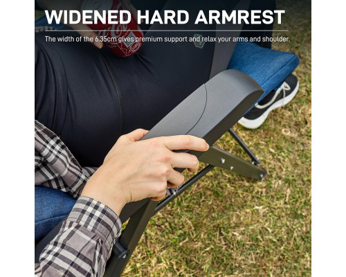 Складне крісло для кемпінгу EVER ADVANCED Синій – 2 шт.