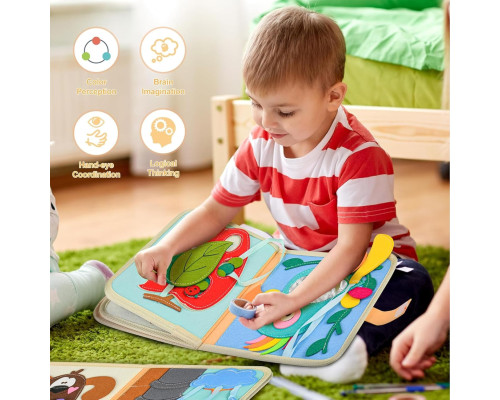Книга з фетру для малюків Quiet Book NC-26