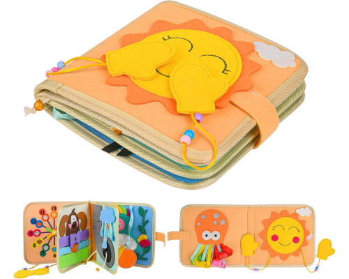 Книга з фетру для малюків Quiet Book NC-26