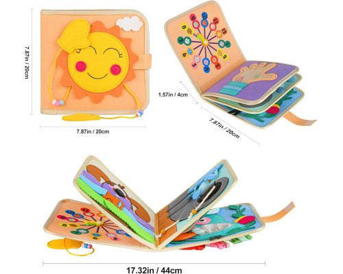 Книга з фетру для малюків Quiet Book NC-26