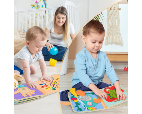Книга з фетру для малюків Quiet Book NC-26