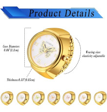 Годинник-кільце з календарем та секундоміром JewelryWe