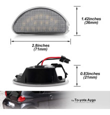 Світлодіодне підсвічування номерного знаку Toyota Aygo 2005-2014 MK I (AB10) 81270-0H010