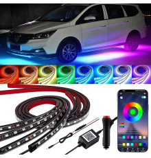 Набір із 4 комплектів підлогового освітлення для автомобіля