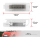 Світлодіодні лампи освітлення багажника Fiat 500/500X/500L Bravo Doblo Linea