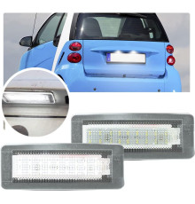 Світлодіодні лампи номерного знака для Mercedes Smart Fortwo