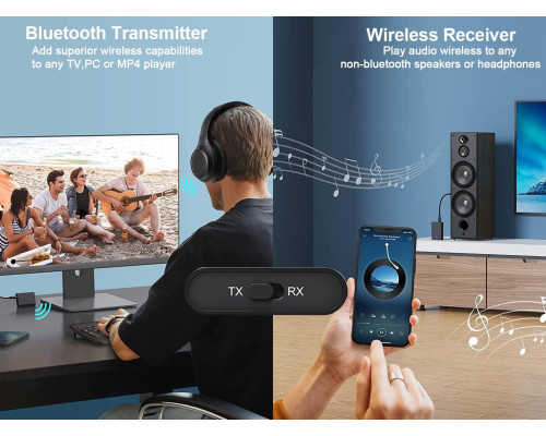 Передавач і приймач Bluetooth 5.0