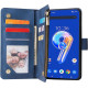 Чохол-гаманець для Asus ZenFone 9 із захисним склом для екрану
