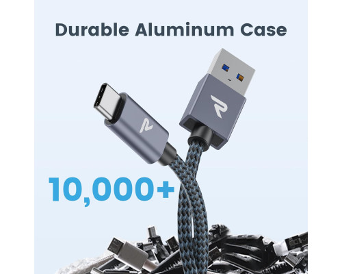 Кабель RAMPOW USB C для заряджання iPhone