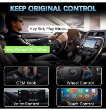Бездротовий адаптер KORBROS для Carplay/Android Auto
