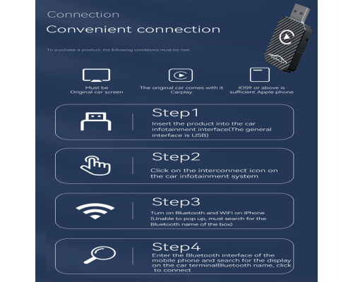 Бездротовий адаптер CarPlay XIXIXIAXIA