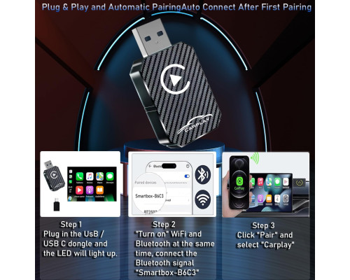 Бездротовий адаптер CarPlay XIXIXIAXIA