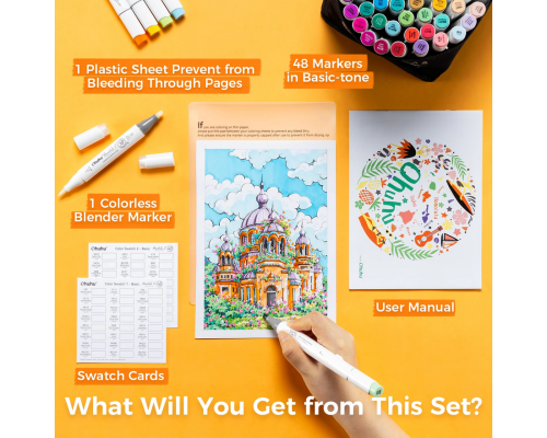 Маркери для мистецтва з подвійними наконечниками