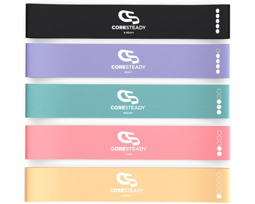 Комплект фітнес-стрічок Elastic Fitness Band Coresteady