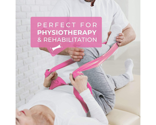 Стрічка-еспандер Coresteady Resistance Band 1,3 м рожева