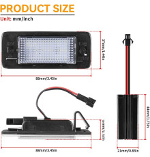 Світлодіодний ліхтар підсвічування номерного знаку OZ-LAMPE (Комплект 2шт)