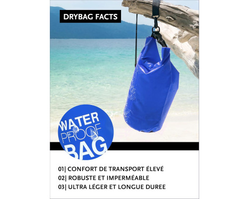 Outdoor Dry Bag Сумка для зберігання цінних речей під час каякінгу плавання на човні рафтингу риболовлі плавання 30 літрів DonDon