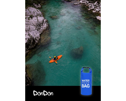 Outdoor Dry Bag Сумка для зберігання цінних речей під час каякінгу плавання на човні рафтингу риболовлі плавання 30 літрів DonDon