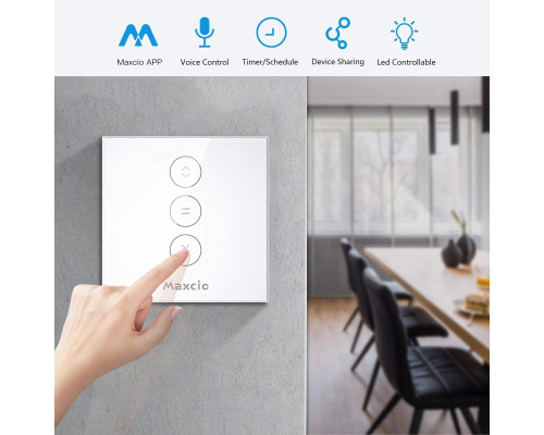 Сенсорний перемикач Maxcio WiFi для рольставнів