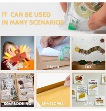 Клейка стрічка-ролик 6 шт 10 м x 8 мм STATIONERY ISLAND