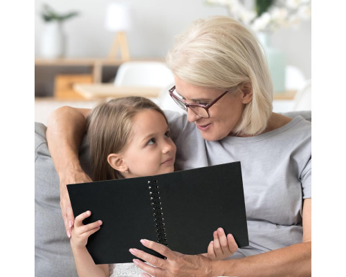 Альбом для вирізок та фотографій  з крафт-паперу з 20 аркушами 18x18 см Yopih