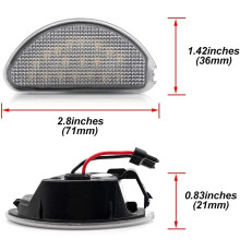 Світлодіодна підсвітка для номерного знака для Toyota Aygo 2005-2014 SMD 6000K