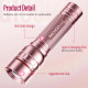Ліхтар високої яскравості RECHOO Bright Flash Light Pink