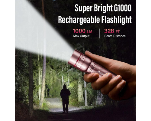 Ліхтар високої яскравості RECHOO Bright Flash Light Pink