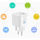 Електрична розетка для розумного будинку 16A ZigBee Tuya WiFi EU