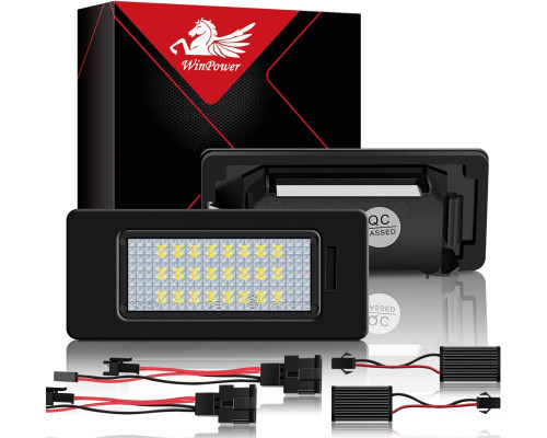 Світлодіодна лампа WinPower Error Free 24 SMD для підсвічування номерного знака (Комплект 2шт)