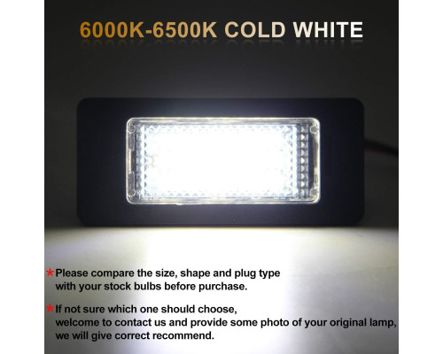 Світлодіодна лампа WinPower Error Free 24 SMD для підсвічування номерного знака (Комплект 2шт)
