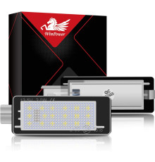 Лампа підсвічування номерного знака WinPower 18 SMD для заднього ліхтаря (Комплект 2шт)