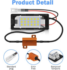Світлодіодне підсвічування номерного знака WinPower 18 SMD (Комплект 2шт)