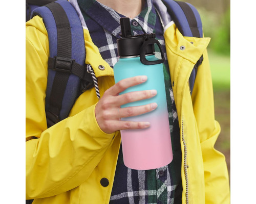 Спортивна пляшка для води з нержавіючої сталі Volhoply