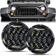 Круглі світлодіодні фари AAIWA діаметром 7 дюймів сумісні з J-eep Wrangler JK/JKU/TJ/LJ/CJ, Chevrolet, Ford та іншими